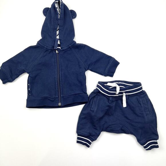 Hanna Andersson Navy Hoodie Set - Picture 2 of 12